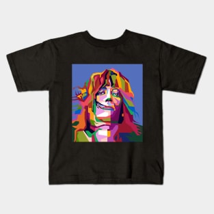 Abstract Patti Smith in WPAP Popart Kids T-Shirt